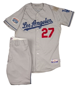 2010 Matt Kemp Game Worn Los Angeles Dodgers Full Uniform